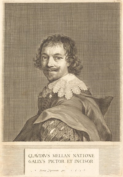Selvportræt af Claude Mellan