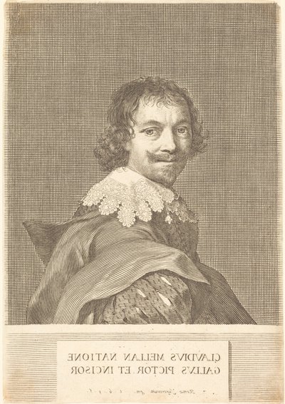 Selvportræt af Claude Mellan