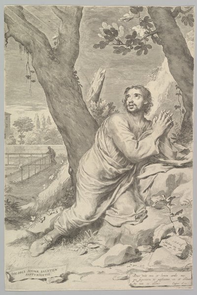 St. Augustin, 1660. af Claude Mellan