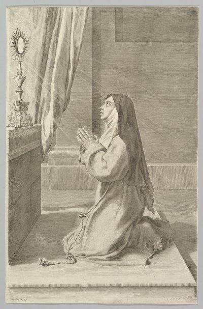 St. Claire, 1667. af Claude Mellan