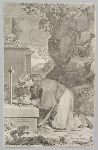 Sankt Claude, 1664. af Claude Mellan