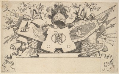 Trofæ med monogram indeholdende LEONARDOS