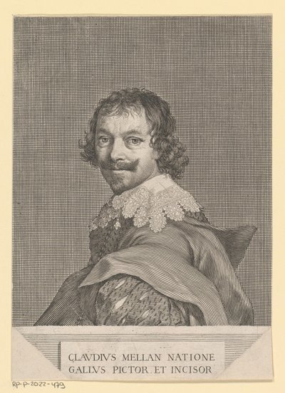 Selvportræt af Claude Mellan