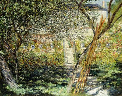 En Have i Vetheuil; Vetheuils have, 1881 af Claude Monet
