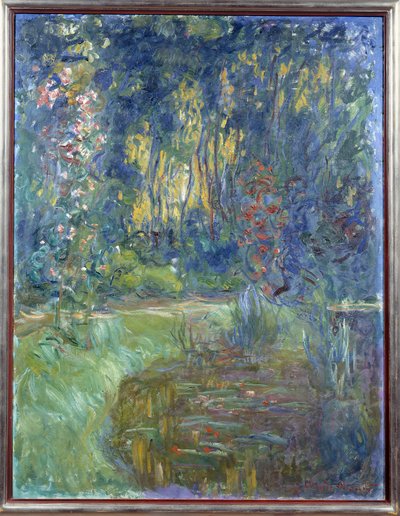 Et hjørne af Givernys dam. Maleri af Claude Monet (1840-1926) af Claude Monet