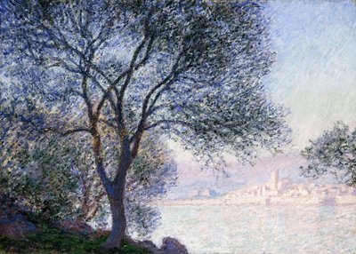 Antibes set fra Salis, 1888 af Claude Monet