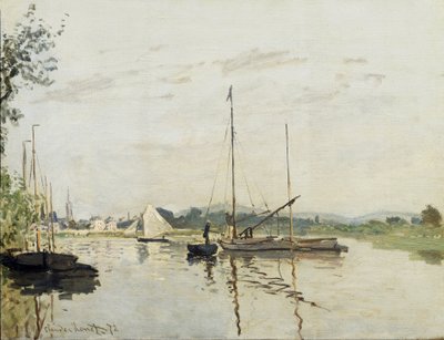 Argenteuil - olie på lærred af Claude Monet