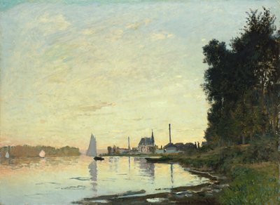 Argenteuil, sen eftermiddag, 1872 af Claude Monet