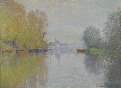 Efterår på Seinen, Argenteuil af Claude Monet
