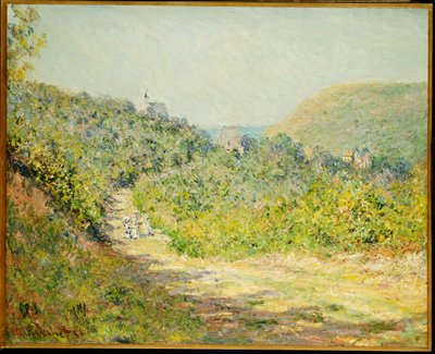 Ved den lille Dalles, 1884 af Claude Monet