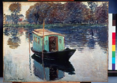 Båd-studie af Claude Monet