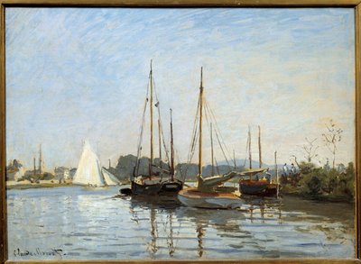 Lystbåde ved Argenteuil Maleri af Claude Monet (1840-1926) 1873 Søn. 0,49x0,65 m Paris, Musee d