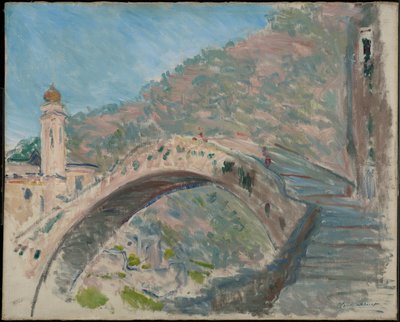 Bro ved Dolceacqua af Claude Monet