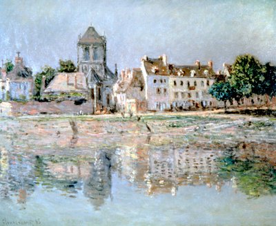 Ved floden ved Vernon, 1883 af Claude Monet