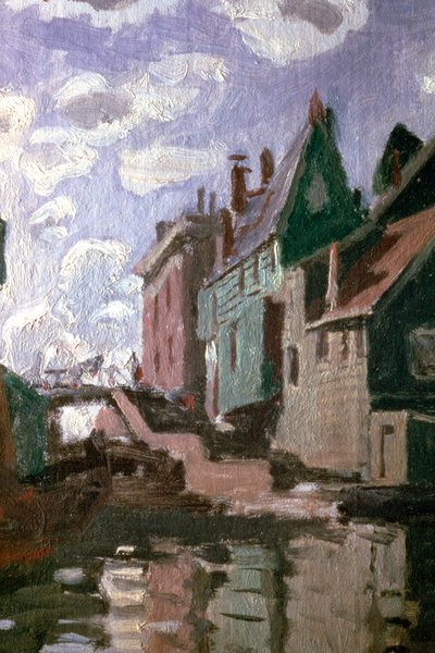 Kanal ved Zaandam, detalje, 1871 af Claude Monet