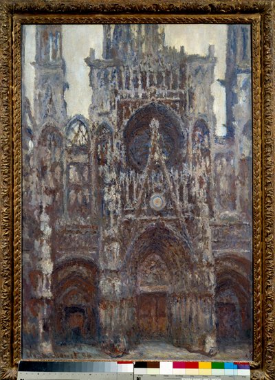 Cathedrale de Rouen, portalen, brun harmoni Maleri af Claude Monet (1840-1926) 1892 Søn. 1,07x0,73 m Paris, musee d