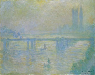 Charing Cross Bridge af Claude Monet