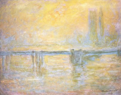Charing Cross Bridge, Tåge; Charing Cross Bridge, Brouillard, 1902 af Claude Monet
