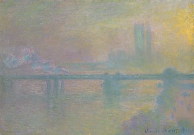 Charing Cross Bridge, London af Claude Monet