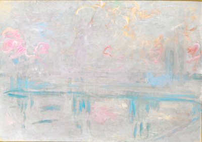Charing Cross Bridge, ca. 1900 (olie på lærred) af Claude Monet