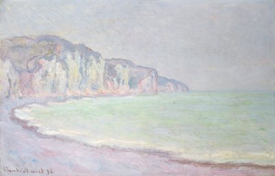 Cliffs at Pourville, 1896 af Claude Monet