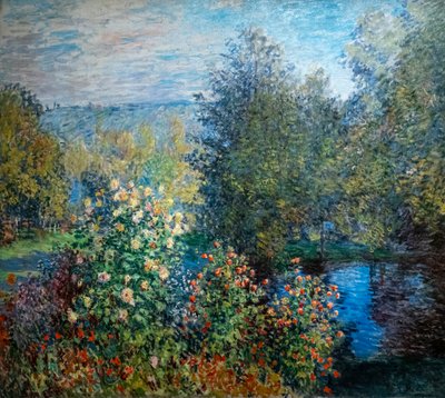 Hjørne af haven ved Montgeron af Claude Monet