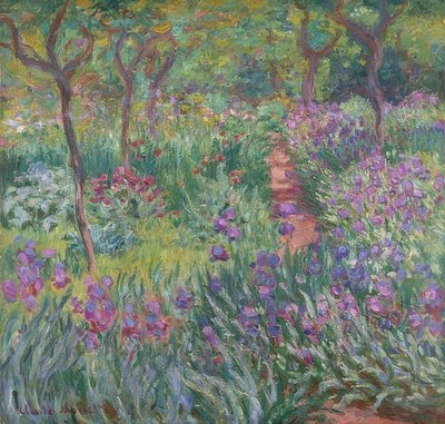 Kunstnerens have i Giverny. 1900 af Claude Monet