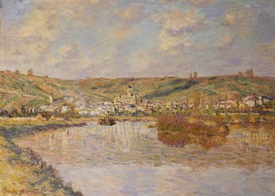 Afslutningen på eftermiddagen, Vetheuil af Claude Monet