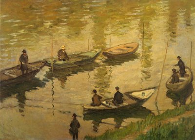 Fiskere på Seinen af Claude Monet