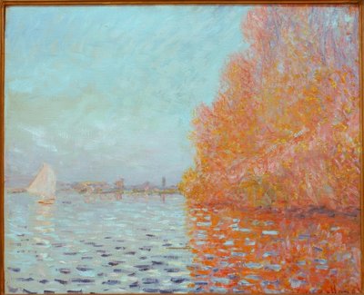 Flodlandskab, efterår af Claude Monet
