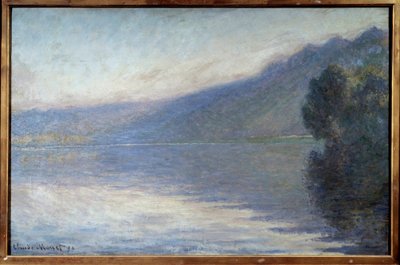 Tåge på Seinen ved Port Villiez Maleri af Claude Monet (1840-1926) 1894 Søn. 0,66x1,05 m Rouen, Museum of Fine Arts - Tåge på Seinen ved Port Villiez. Maleri af Claude Monet (1840-1926) af Claude Monet