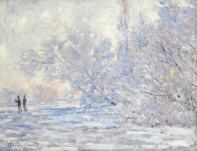 Frost i Giverny Frost i Giverny, 1885 af Claude Monet