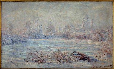 Frost nær Vetheuil i 1880 Maleri af Claude Monet (1840-1926) 1880 Dim. 0,61 x 1 m. Paris, Musee d