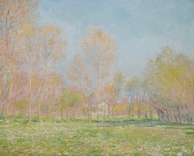 Frühling i Giverny. 1890 af Claude Monet