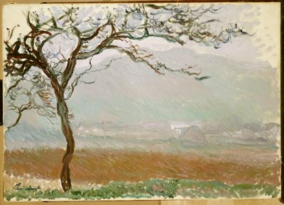 Giverny-landskabet af Claude Monet