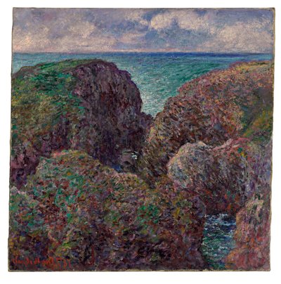Gruppe af klipper ved Port-Goulphar, 1887 af Claude Monet