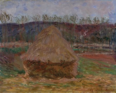 Høstak ved Giverny af Claude Monet