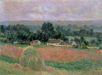 Høstak ved Giverny, 1886 af Claude Monet