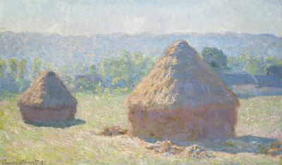 Høstakke, slutningen af sommeren af Claude Monet