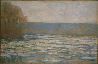 Is bryder op på Seinen nær Bennecourt af Claude Monet
