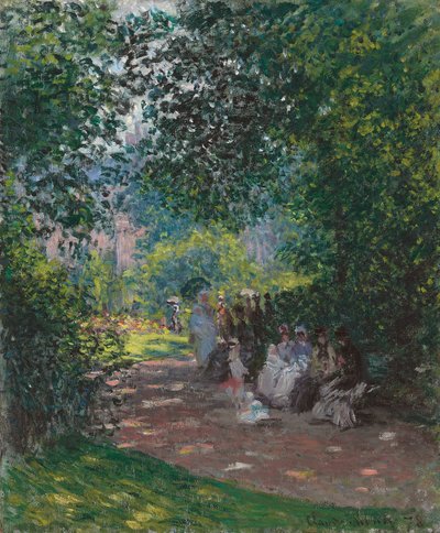 I Monceau Park, 1878 af Claude Monet