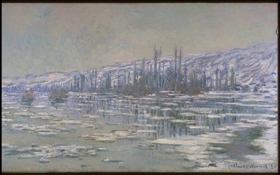 Isens opbrud (La Débâcle eller Les Glaçons) af Claude Monet