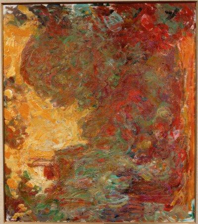 Kunstnerens hus set fra rosenhaven (Das Haus de af Claude Monet