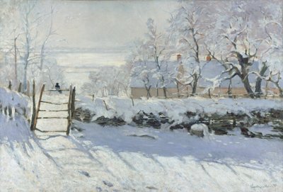 The Magpie af Claude Monet