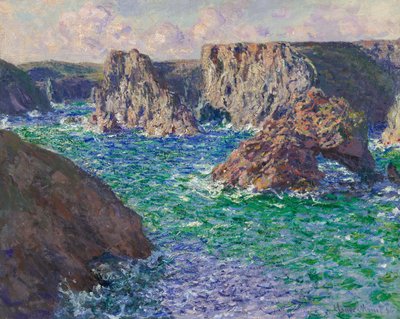 La Roche Guibel, Port-Domois af Claude Monet