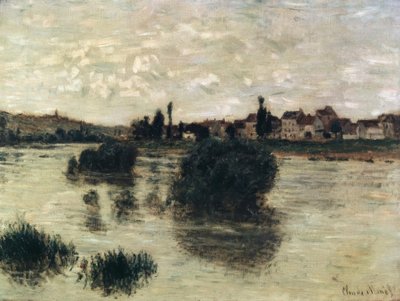 Seinen ved Lavacourt af Claude Monet