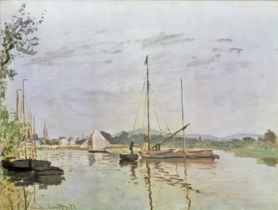Båden, Argenteuil af Claude Monet