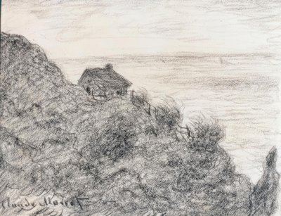 Toldhytten nær Pourville af Claude Monet