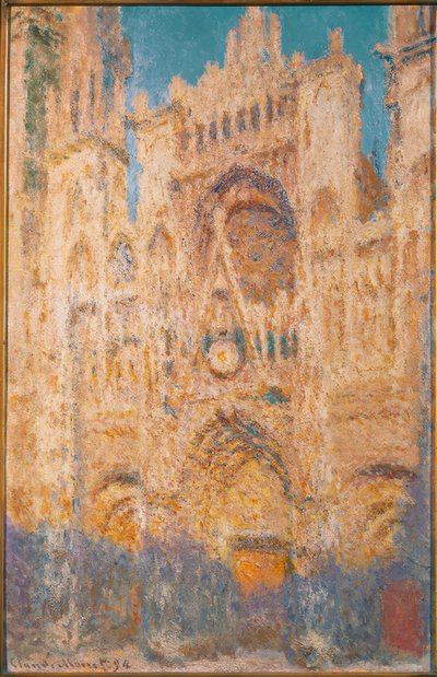 Katedralen i Rouen af Claude Monet