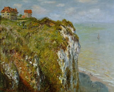 Klinten ved Dieppe af Claude Monet